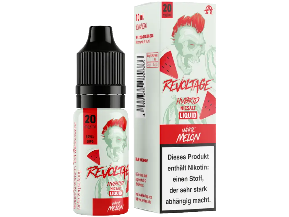 Revoltage Nikotinsalz Liquid 10ml White Melon 20mg