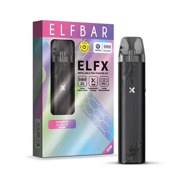 ELFX by Elfbar Refillable Pod Kit Black