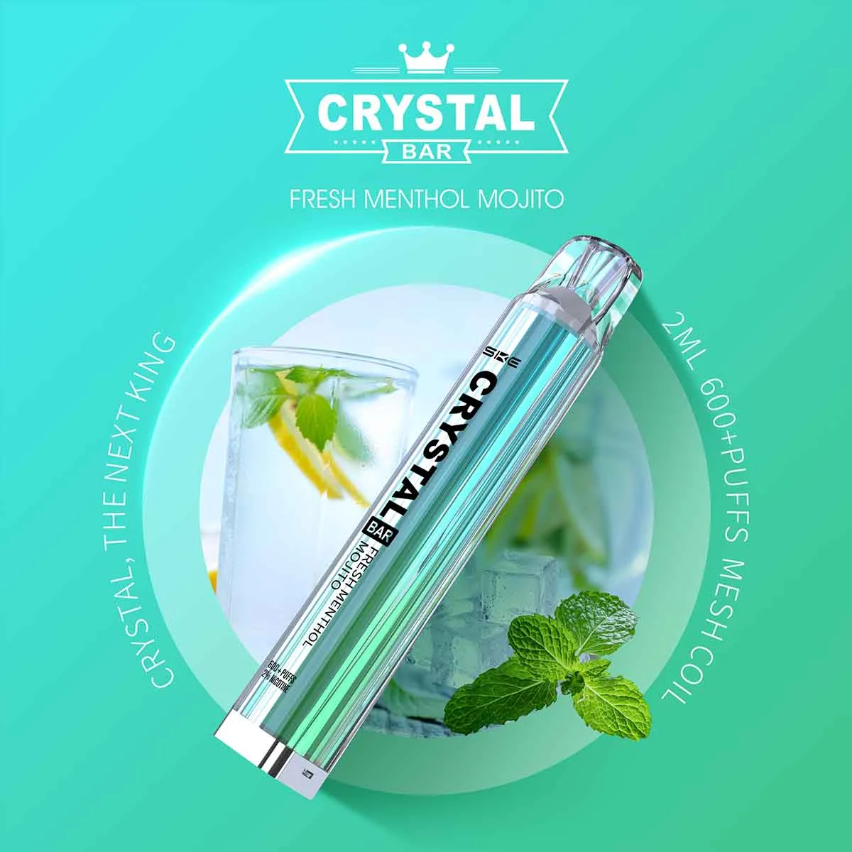 Crystal Bar Vape Fresh Menthol Mojito Crystal Bar Vape Fresh Menthol Mojito