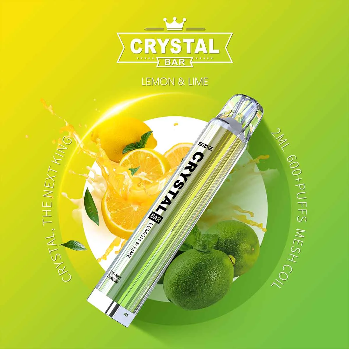 Crystal Bar Vape Lemon Lime Crystal Bar Vape Lemon Lime