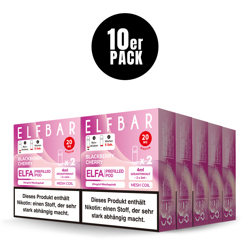 Elfa Pod Blackberry Cherry 20mg 2 Stk