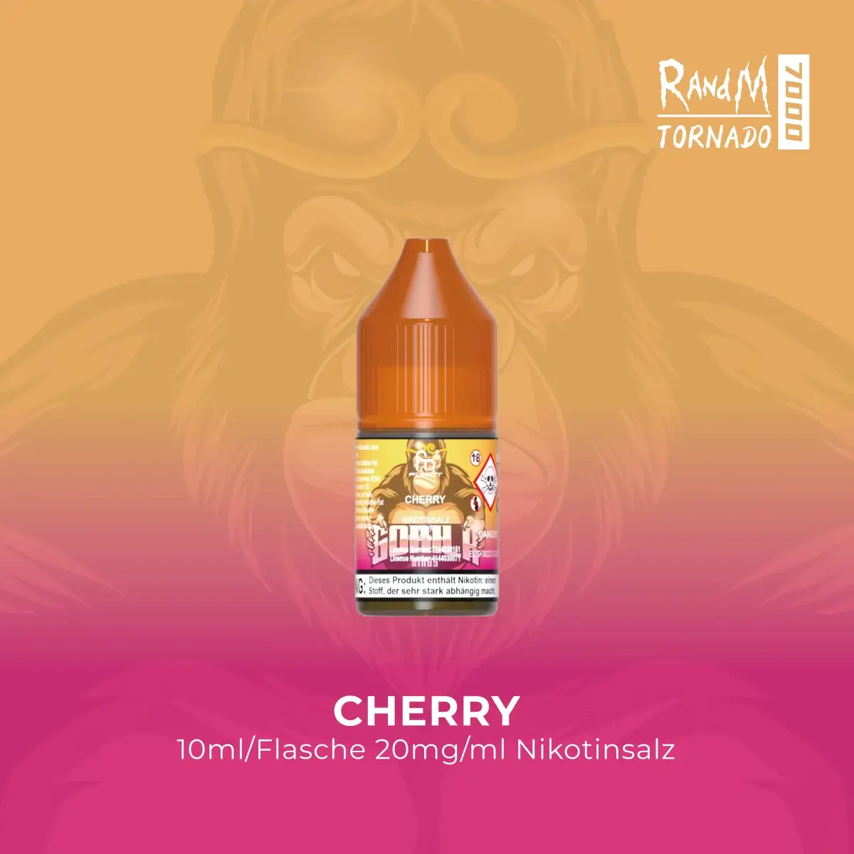 RandM Tornado Liquid 10ml Cherry 20mg