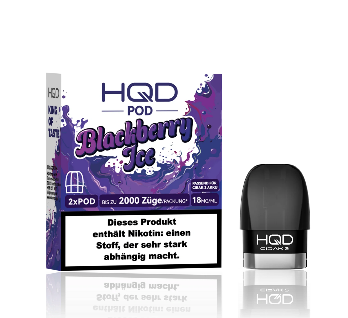 HQD Cirak Pod - Blackberry Ice HQD Cirak Pod - Blackberry Ice