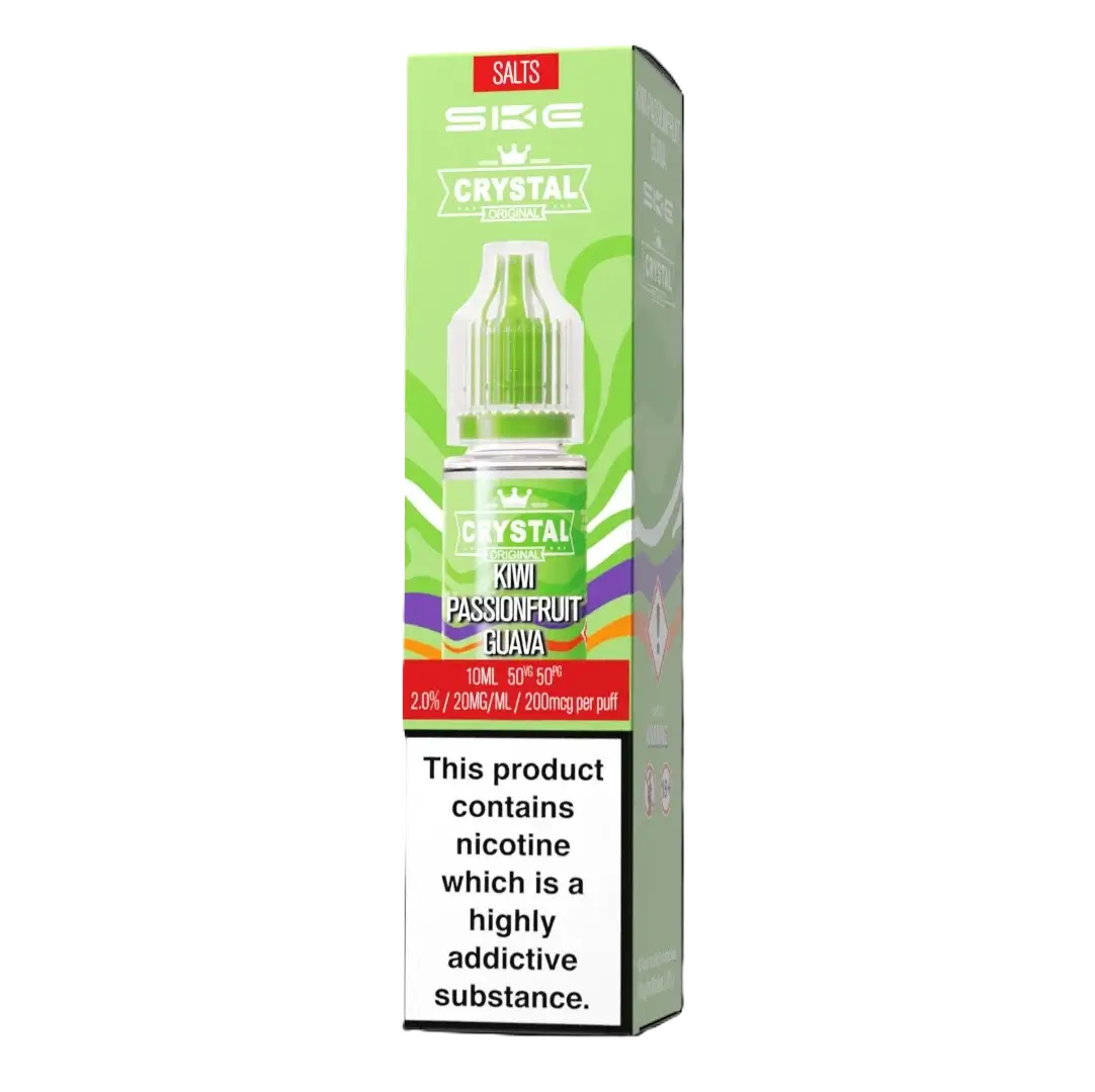 Crystal Liquid 10ml Kiwi Passionfruit Guava 20mg