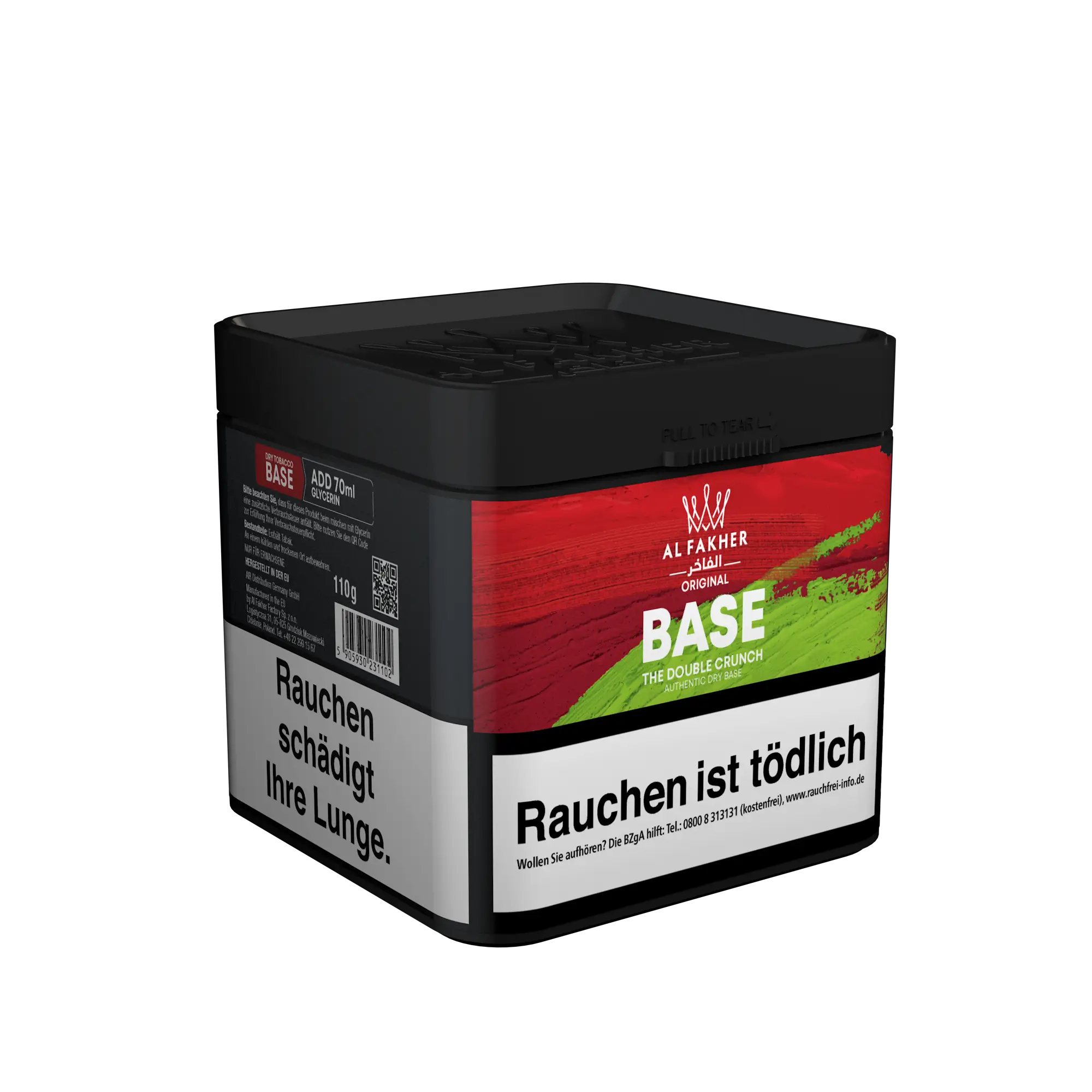 Al Fakher Base Tabak The Double Crunch 110g Al Fakher Base Tabak The Double Crunch 110g