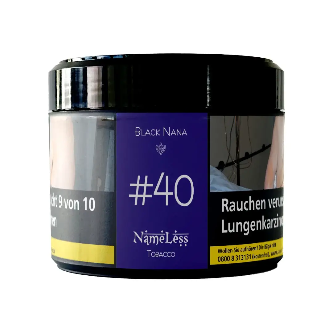 Nameless Tabak #40 Black Nana 200g Nameless Tabak #40 Black Nana 200g