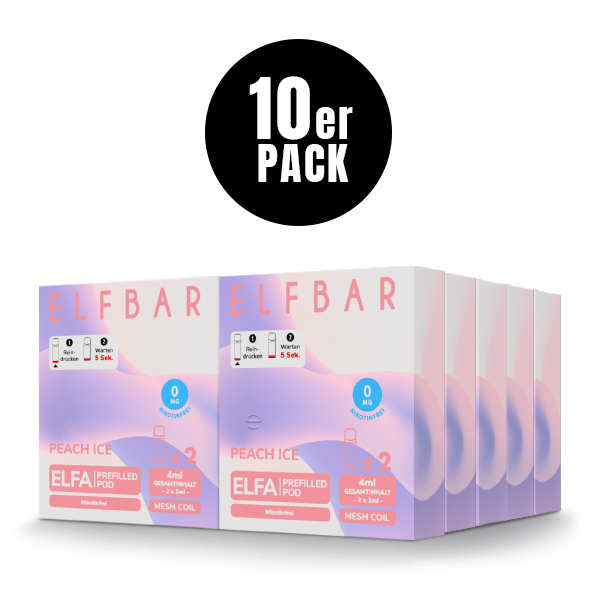 Elfa Pod Peach Ice Nikotinfrei 2 Stk