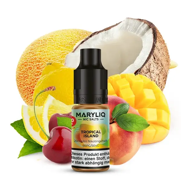 Maryliq Nikotinsalz Liquid 10ml Tropical Island 20mg Maryliq Nikotinsalz Liquid 10ml Tropical Island 20mg