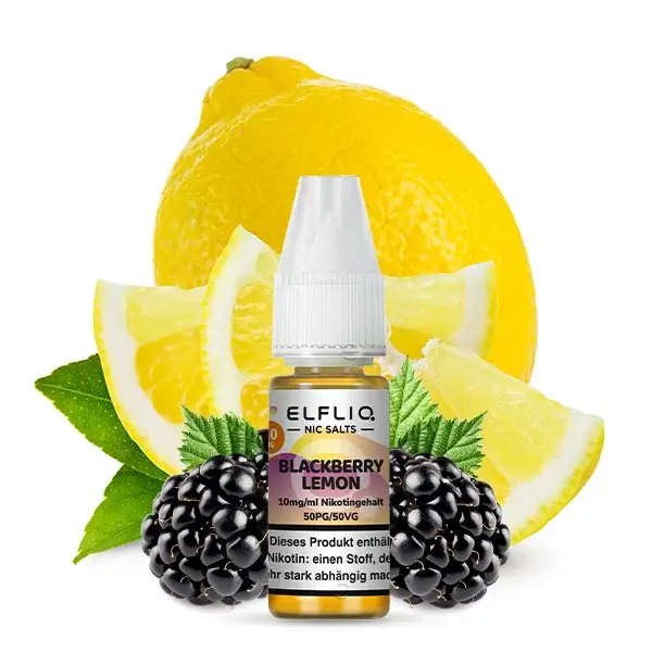 Elfliq Nikotinsalz Liquid 10ml - Blackberry Lemon 10mg