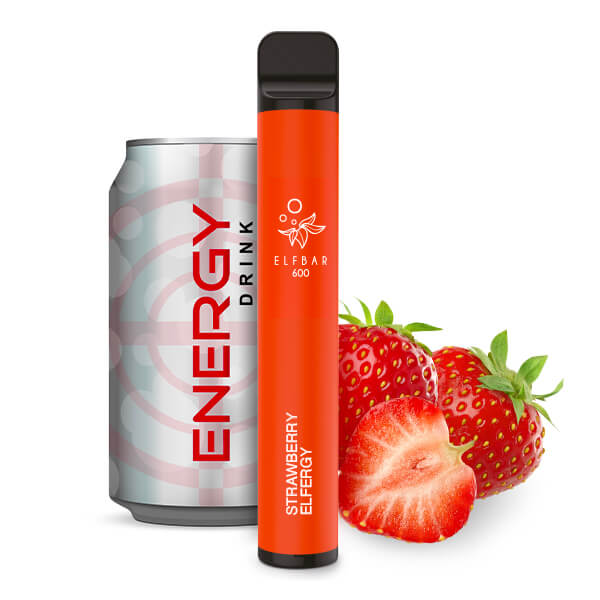 Elfbar 600 Einweg E-Zigarette Elfergy Strawberry 20mg