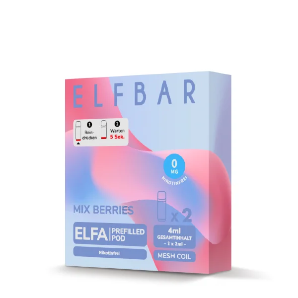 Elfa Pod Mix Berries Nikotinfrei 2 Stk