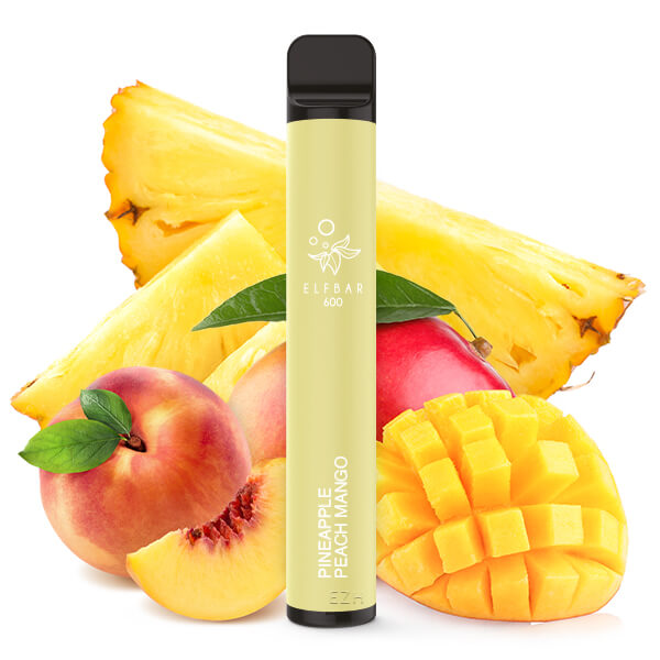 Elfbar 600 Einweg E-Zigarette Pineapple Peach Mango 20mg Elfbar 600 Einweg E-Zigarette Pineapple Peach Mango 0mg