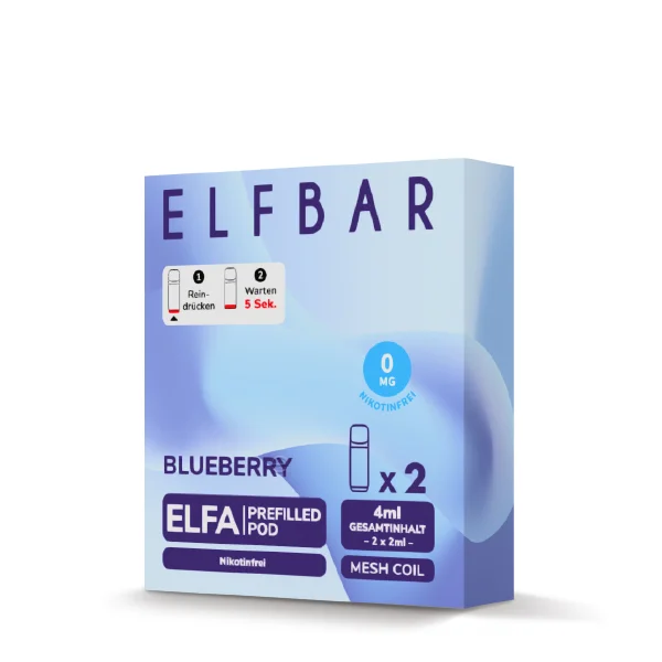 Elfa Pod Blueberry Nikotinfrei 2 Stk