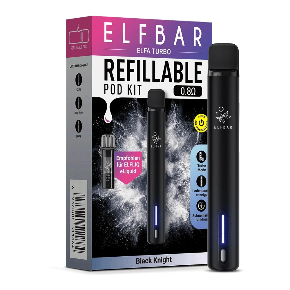 Elf Bar ELFA Turbo Kit Black Knight