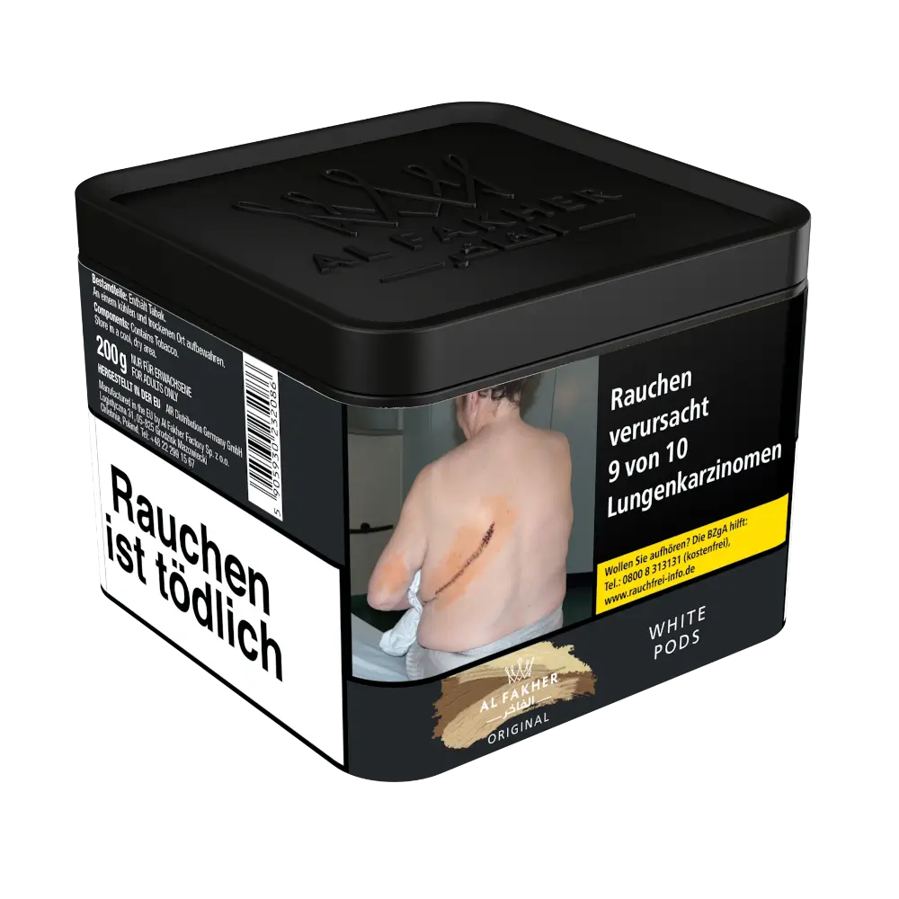Al Fakher Tabak White Pods 200g Al Fakher Tabak White Pods 200g