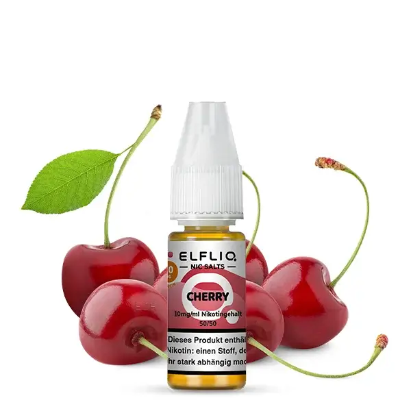 Elfliq Nikotinsalz Liquid 10ml - Cherry 10mg Elfliq Nikotinsalz Liquid 10ml - Cherry 10mg