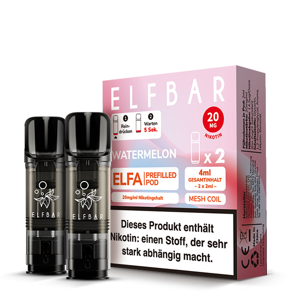 Elfa Pod Watermelon 20mg 2 Stk Elfa Pod Watermelon 20mg 2 Stk