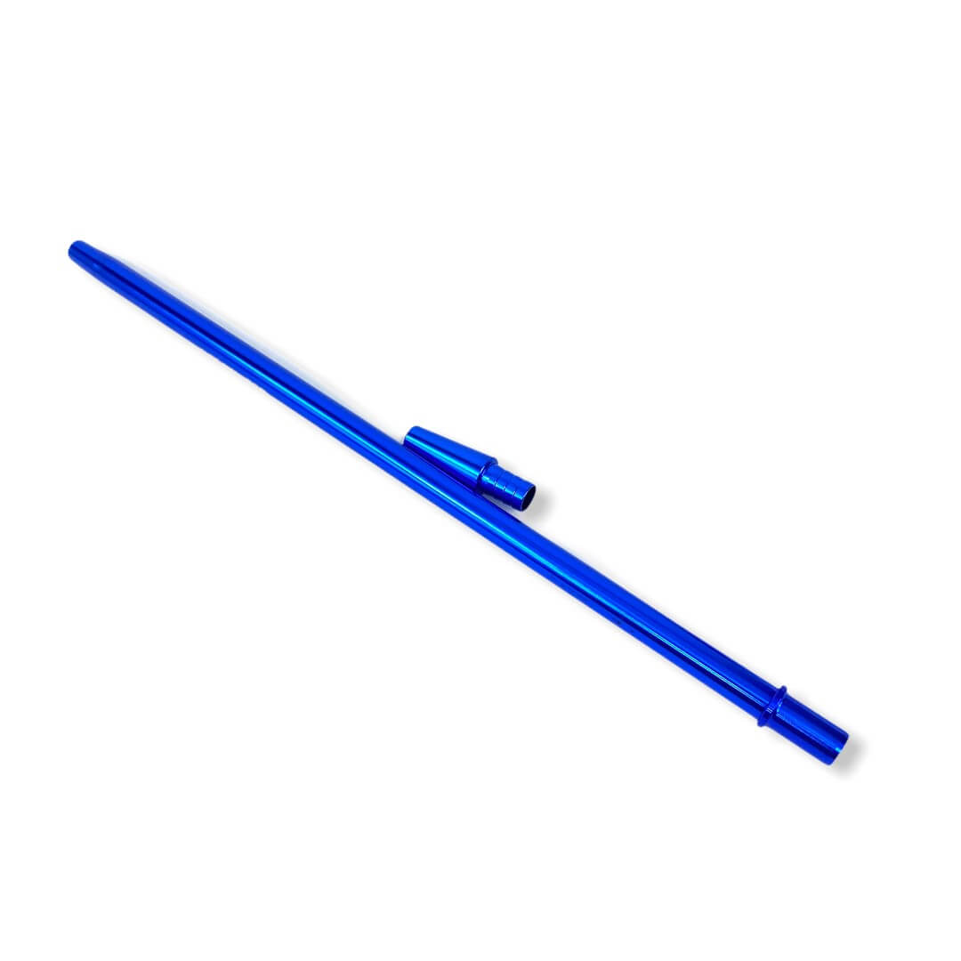 Goldhofer Shisha Mundstück Aluminium 40cm Blau