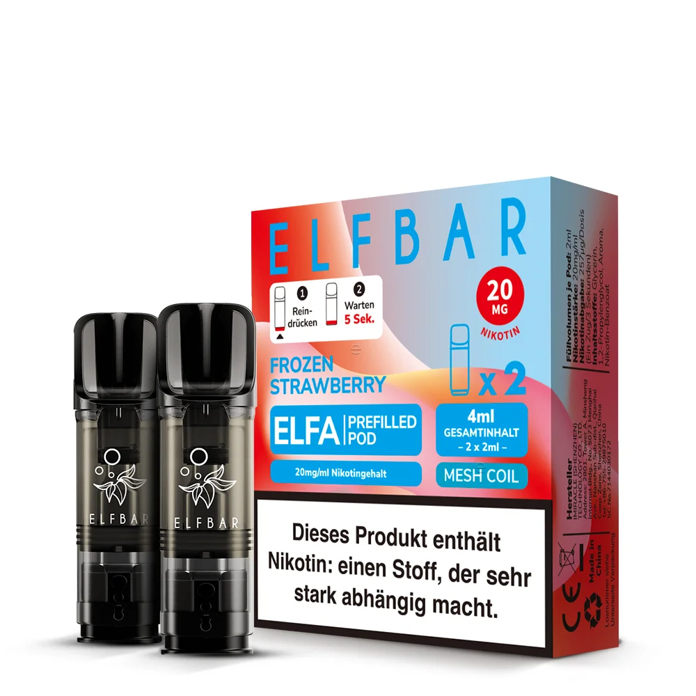 Elfa Pod Frozen Strawberry 20mg 2 Stk *Neu*