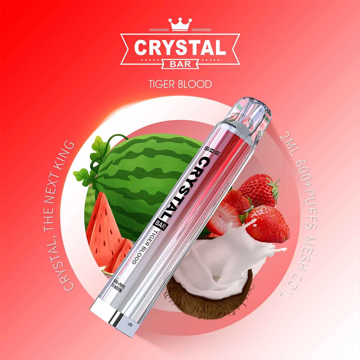 Crystal Bar Vape Tiger Blood