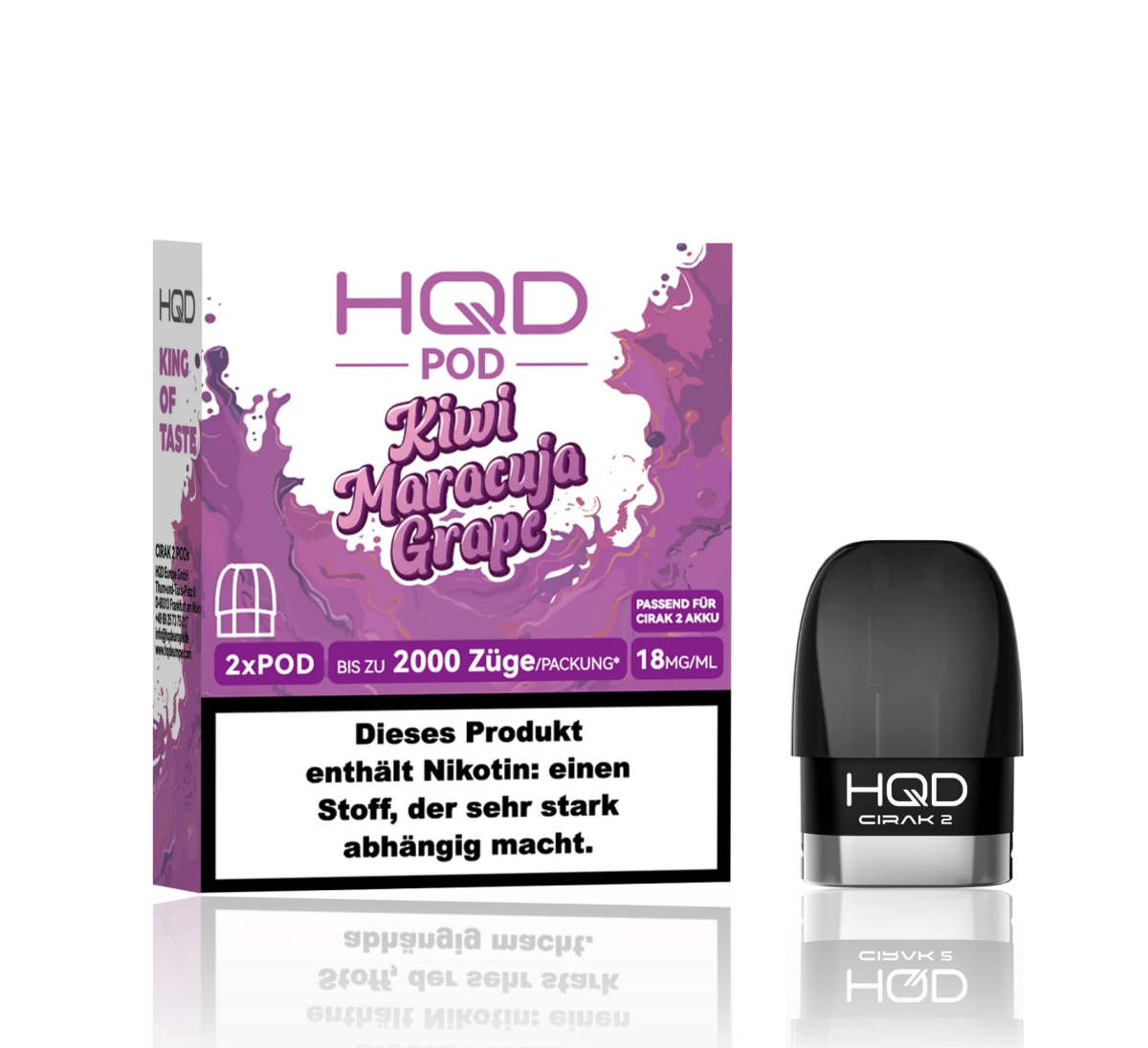 HQD Cirak Pod - Kiwi Maracuja Grape