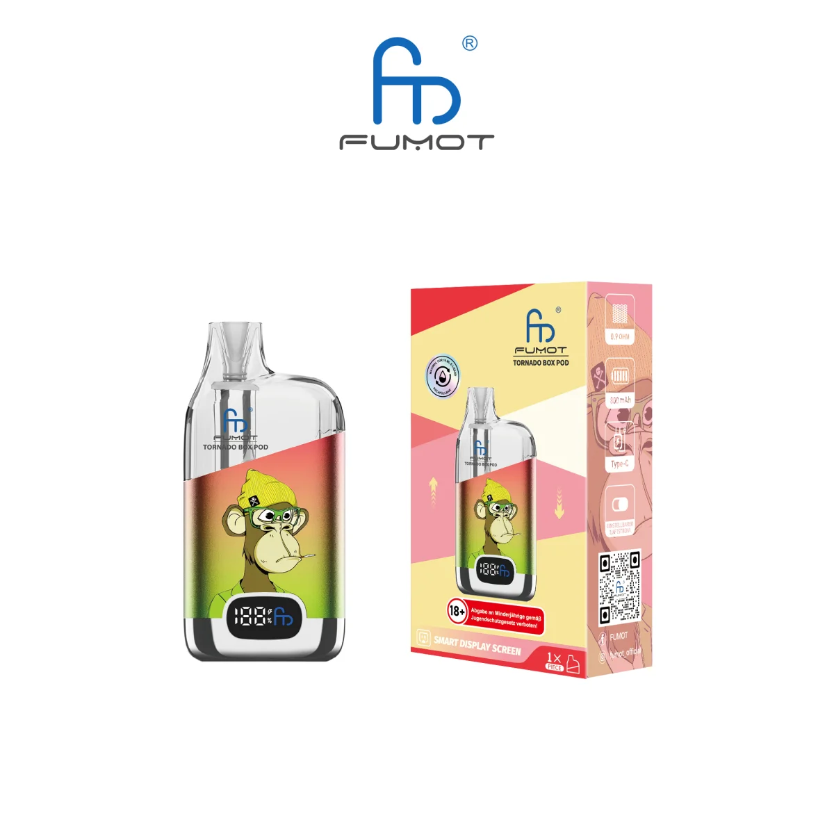 RandM Pod Box Starter Kit - rot grün RandM Pod Box Starter Kit - blau pink