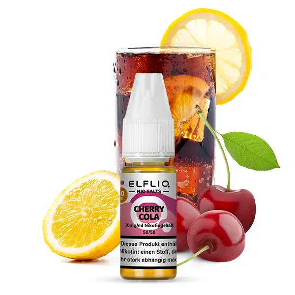 Elfliq Nikotinsalz Liquid 10ml - Cherry Cola 10mg