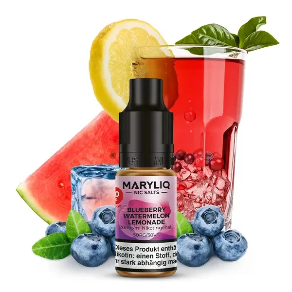 Maryliq Nikotinsalz Liquid 10ml Blueberry Watermelon Lemonade 20mg