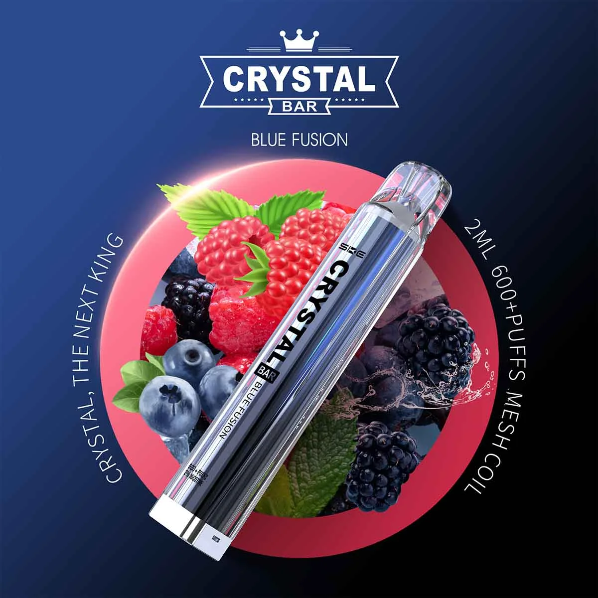 Crystal Bar Vape Blue Fusion