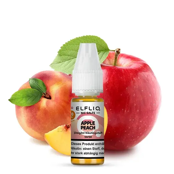 Elfliq Nikotinsalz Liquid 10ml - Apple Peach 10mg