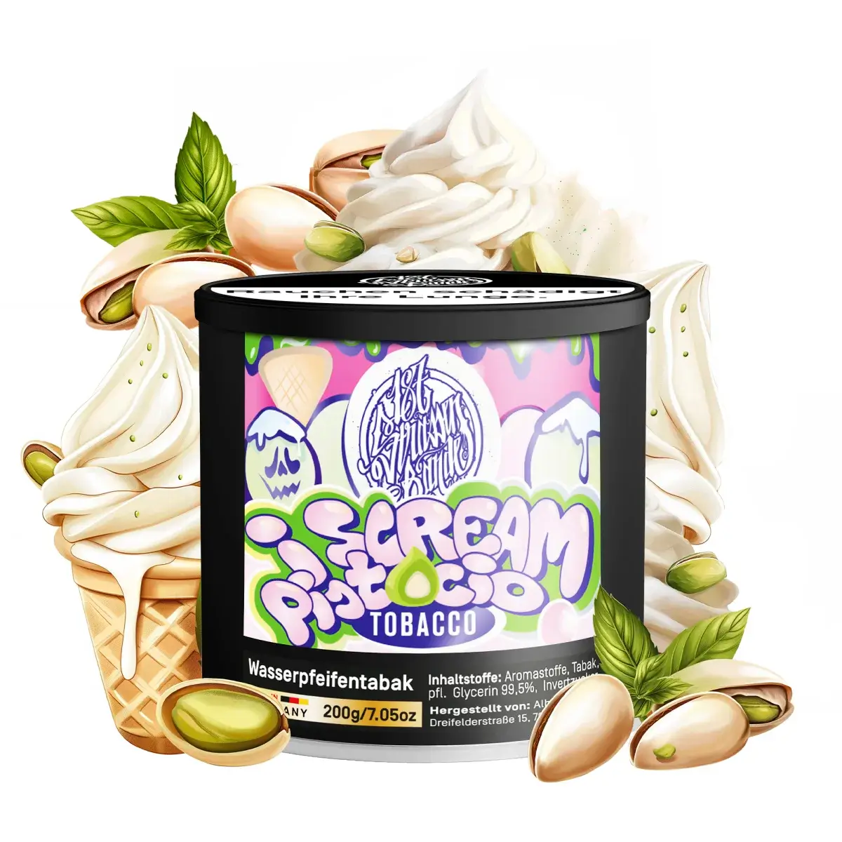 187 Tabak I Scream Pistacio 200g 187 Tabak I Scream Pistacio 200g