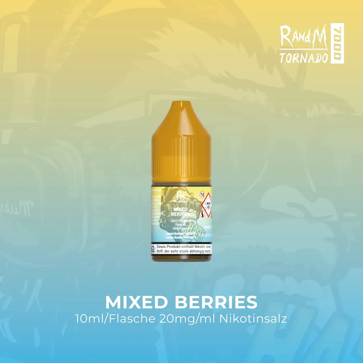 RandM Tornado Liquid 10ml Mixed Berries 20mg