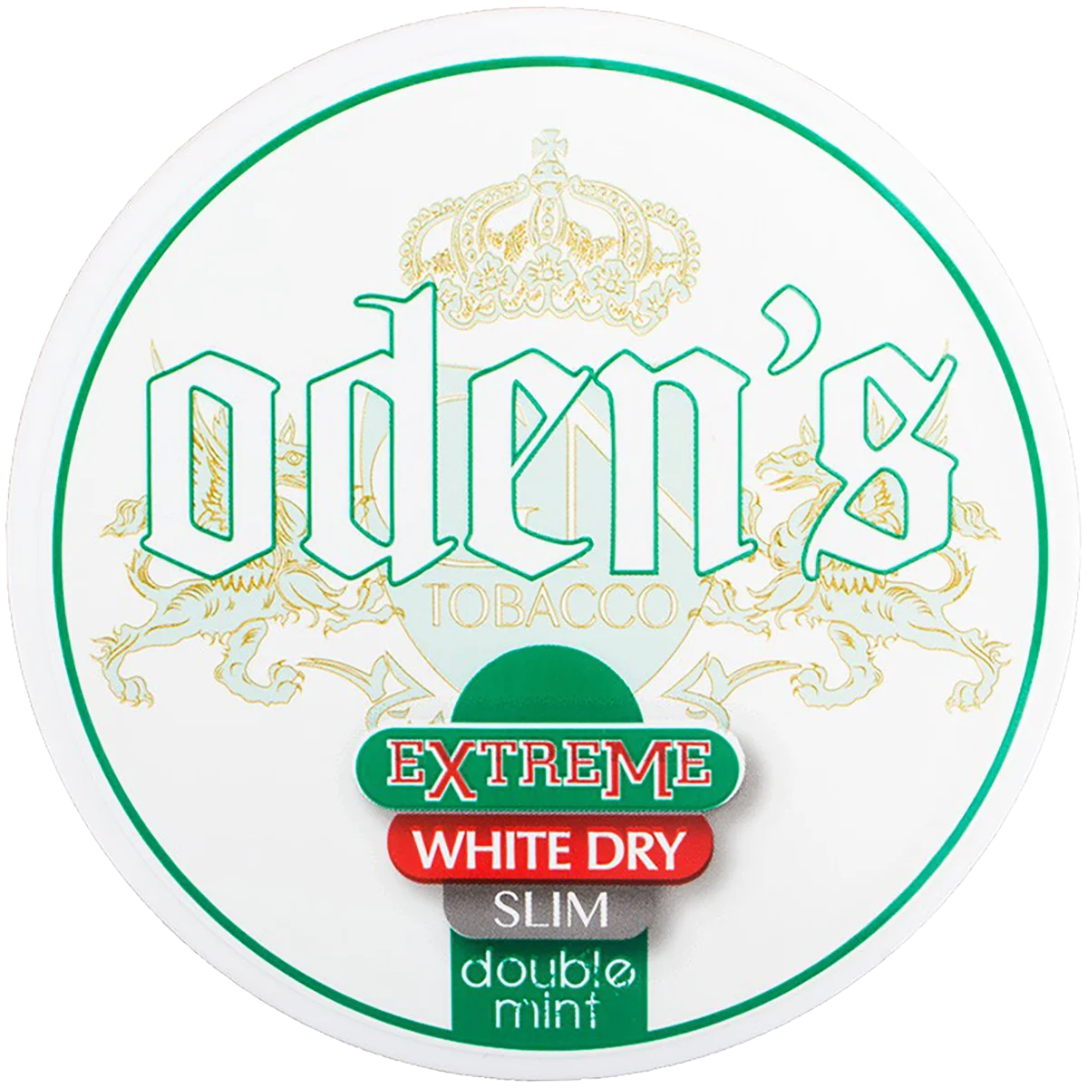 Odens White Dry Double Mint Slim - Chew Bags Snus