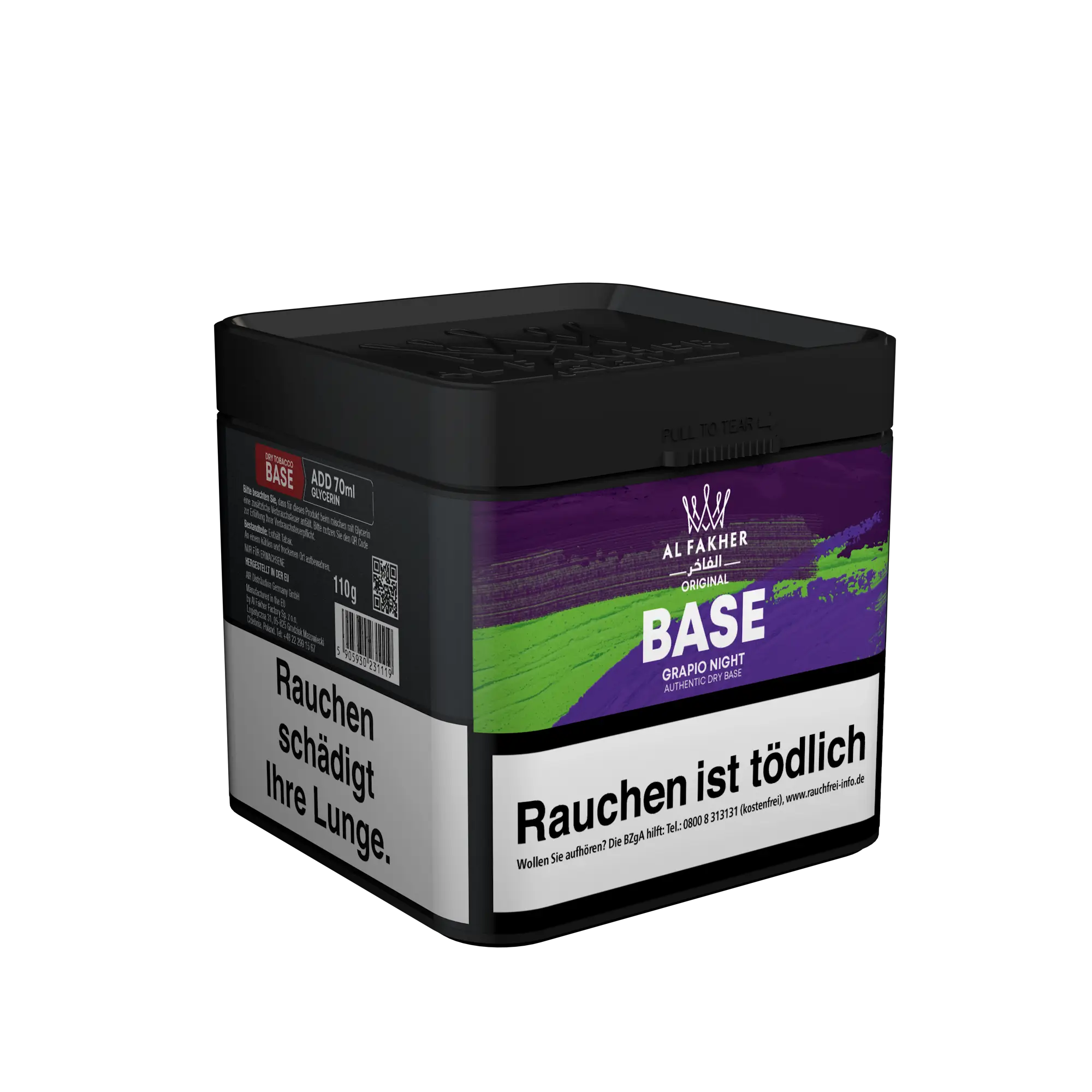 Al Fakher Base Tabak Grapio Nights 110g Al Fakher Base Tabak Grapio Nights 110g