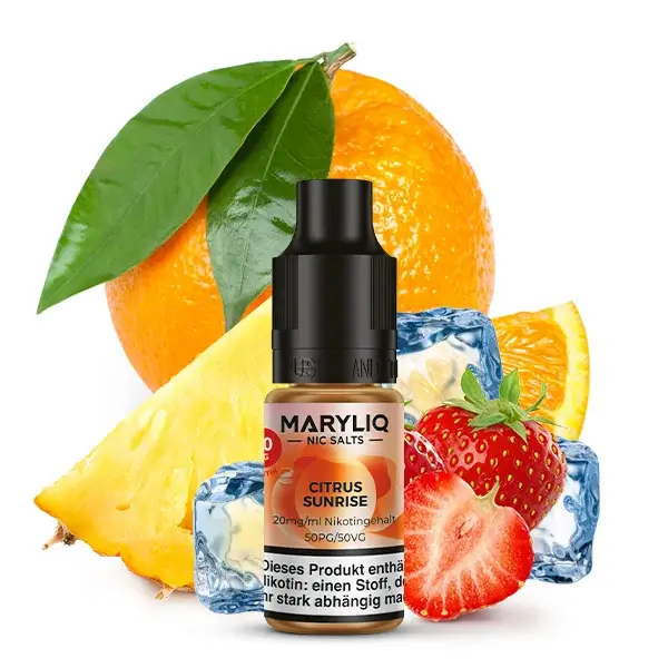 Maryliq Nikotinsalz Liquid 10ml Citrus Sunrise 20mg Maryliq Nikotinsalz Liquid 10ml Citrus Sunrise 20mg