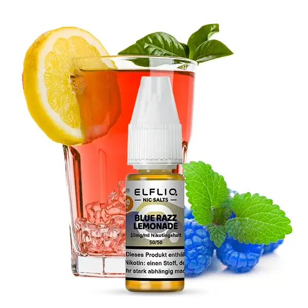 Elfliq Nikotinsalz Liquid 10ml - Blue Razz Lemonade 10mg Elfliq Nikotinsalz Liquid 10ml - Blue Razz Lemonade 10mg