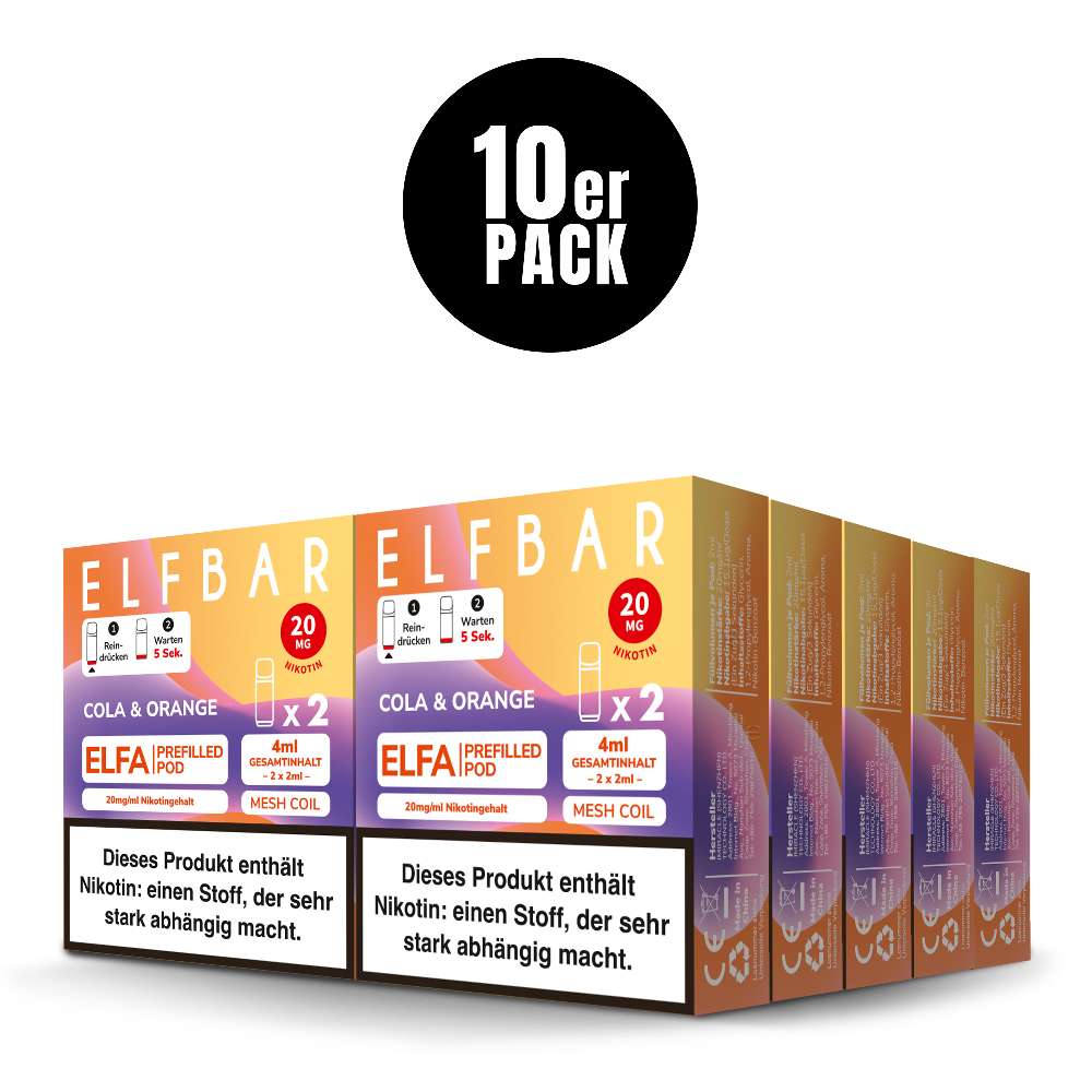 Elfa Pod Cola & Orange 20mg 2 Stk