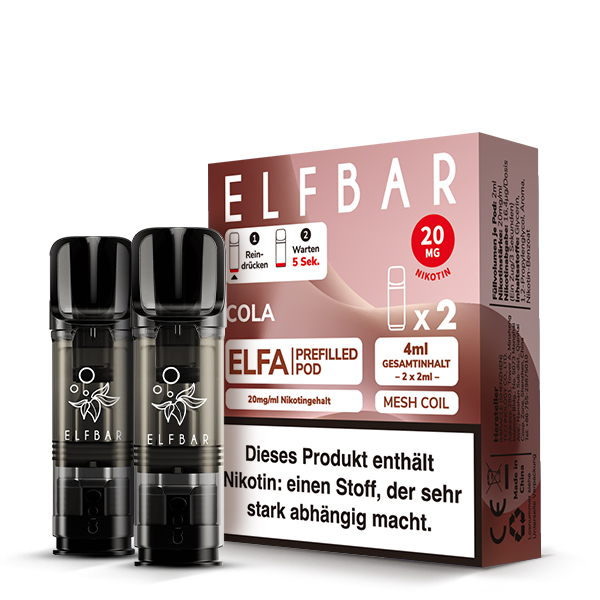 Elfa Pod Cola 20mg 2 Stk