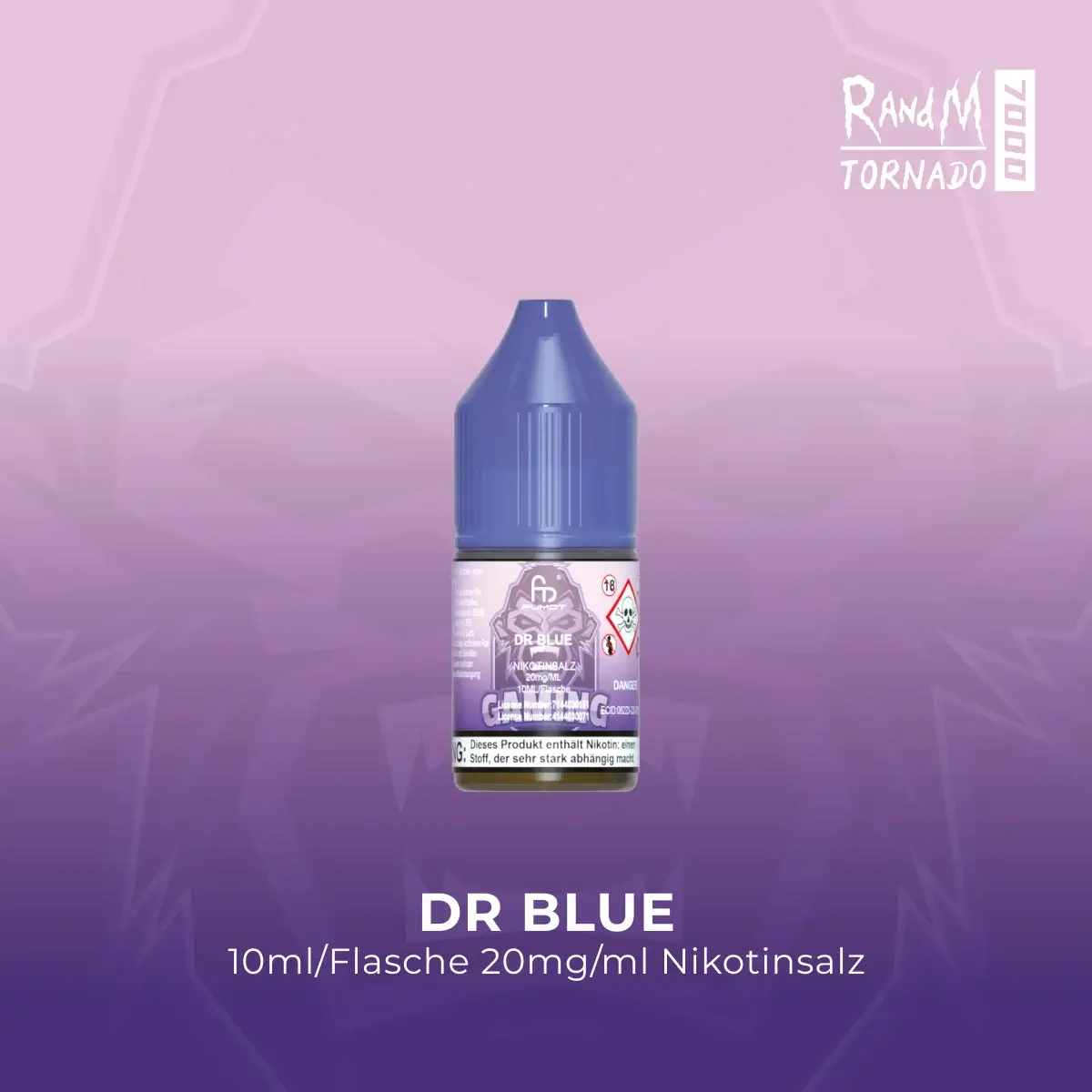 RandM Tornado Liquid 10ml - Dr. Blue 20mg