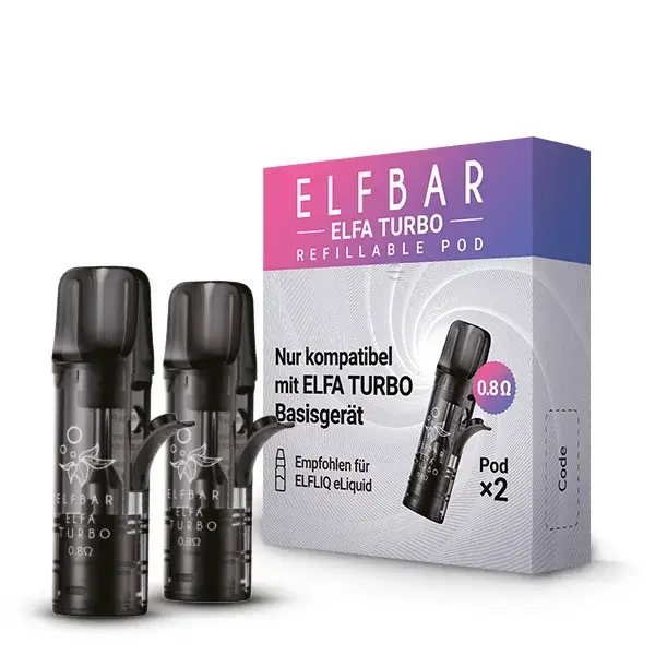 Elfa Turbo Refillable Pod 2 Stk wiederbefüllbar 0.8 Ohm