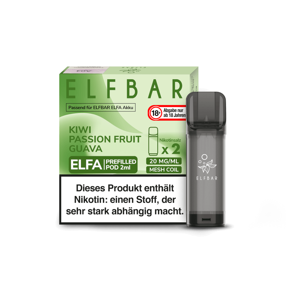 Elfa Pod Kiwi Passionfruit Guava 20mg 2 Stk