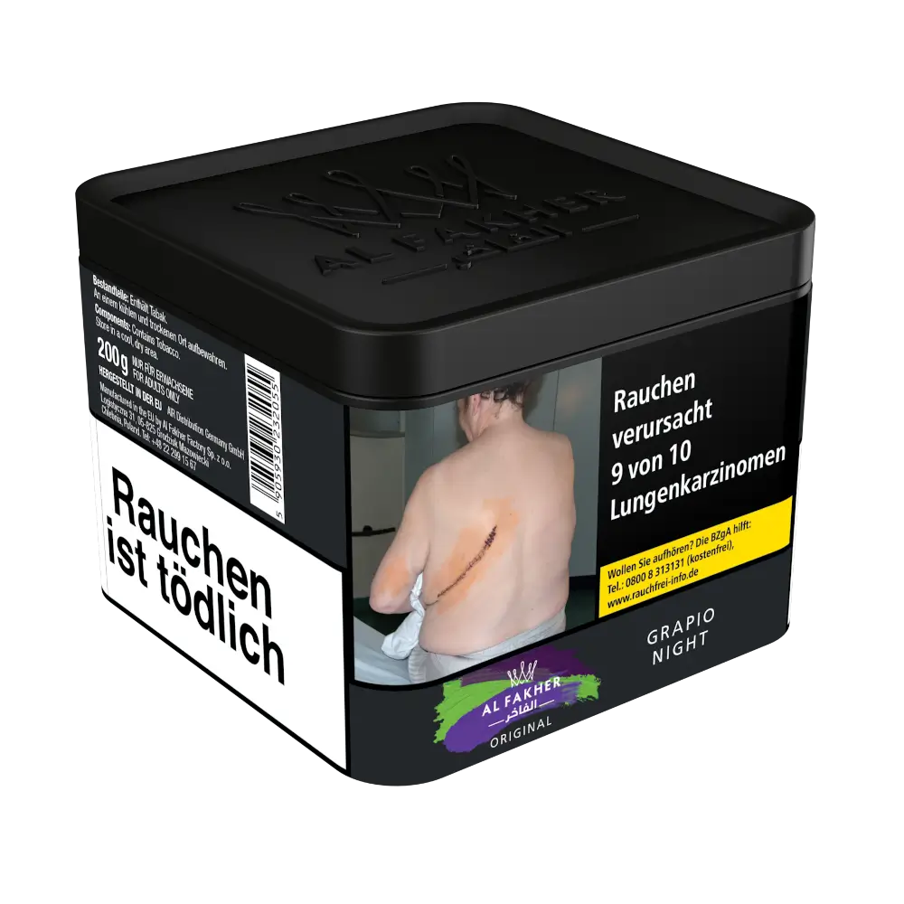 Al Fakher Tabak Grapio Nights 200g Al Fakher Tabak Grapio Nights 200g