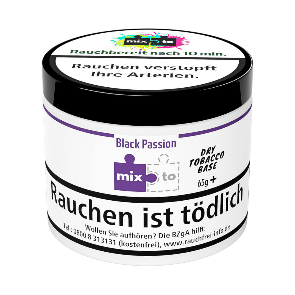 Mixto Tabak Black Passion 65g Mixto Tabak Black Passion 65g