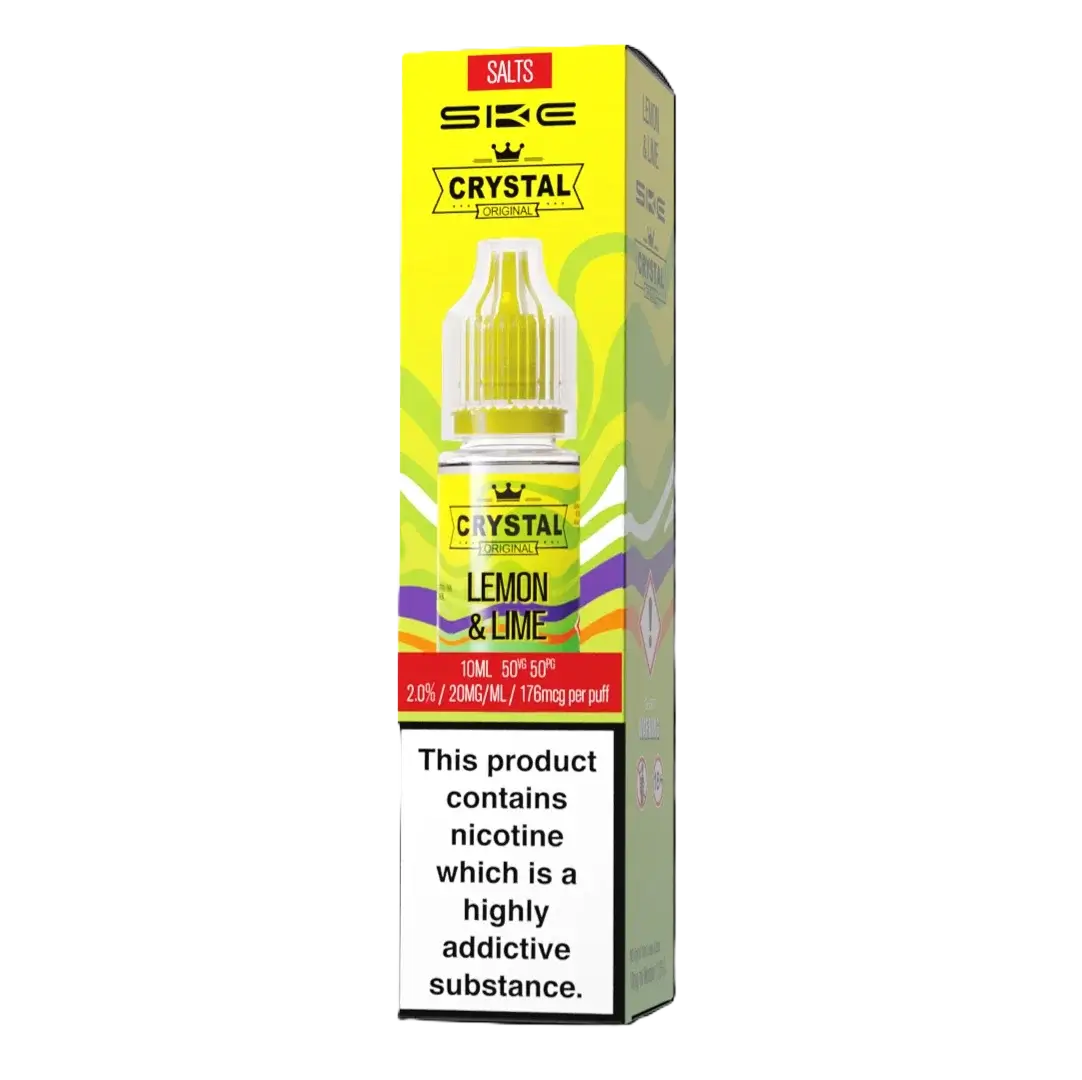 Crystal Liquid 10ml Lemon & Lime 20mg