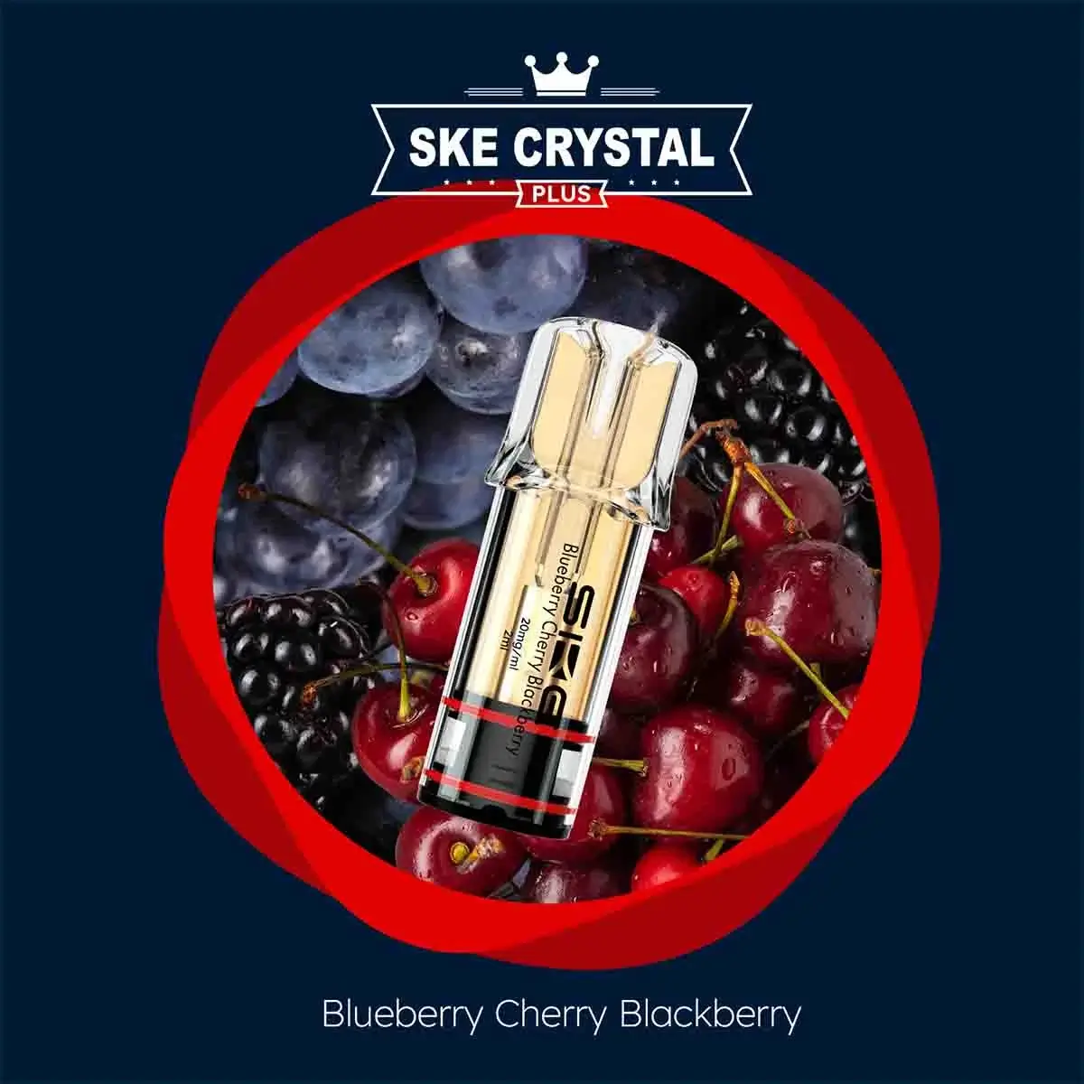Crystal Plus Pods Blueberry Cherry Blackberry 20mg 2er Pack Crystal Plus Pods Blueberry Cherry Blackberry 20mg 2er Pack
