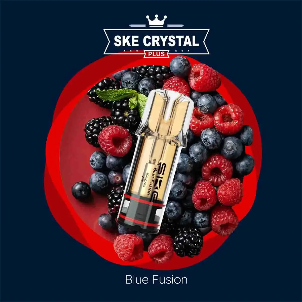 Crystal Plus Pods Blue Fusion 20mg 2er Pack