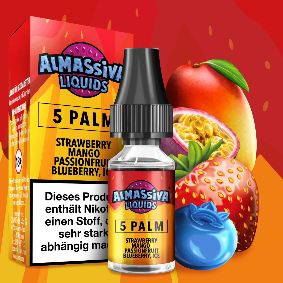 Al Massiva Liquid 10ml - 5 Palm 10mg
