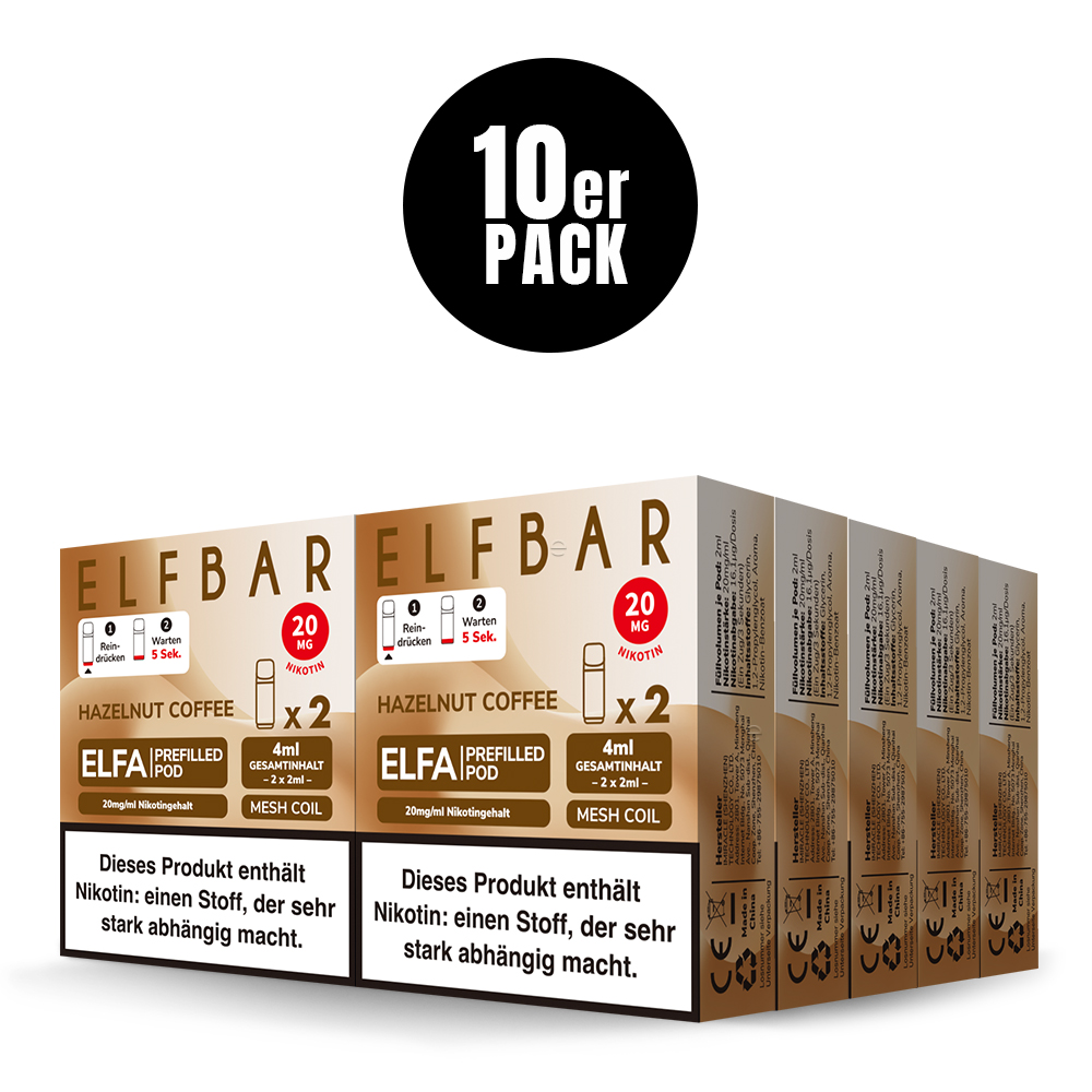 Elfa Pod Hazelnut Coffee 20mg 2 Stk