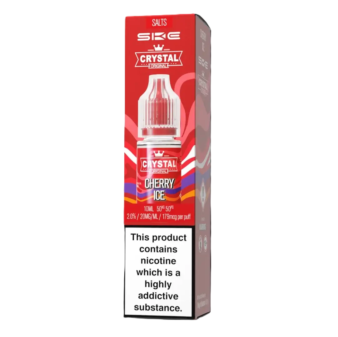 Crystal Liquid 10ml Cherry Ice 20mg Crystal Liquid 10ml Cherry Ice 20mg