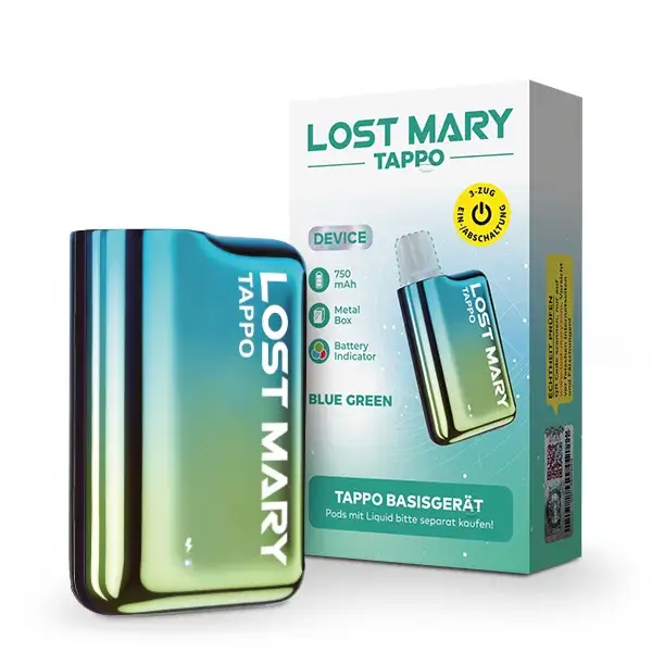 Lost Mary Tappo Akku Blau Grün